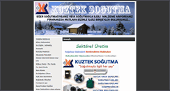Desktop Screenshot of kuzteksogutma.com